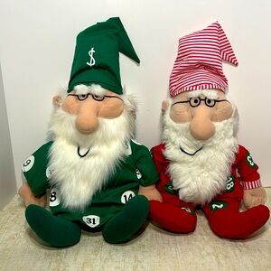 Vintage 1994 Illinois State Lottery Wizard Dolls (Set of 2)